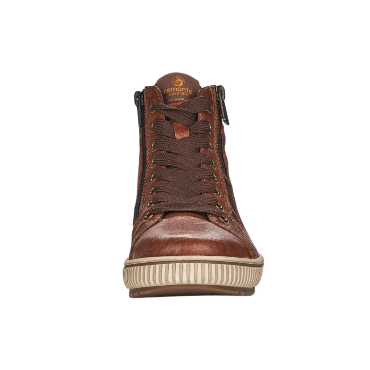 Light Arch Sporty Edge Rieker Women's D0772-22 Cuoio Leather Waterproof