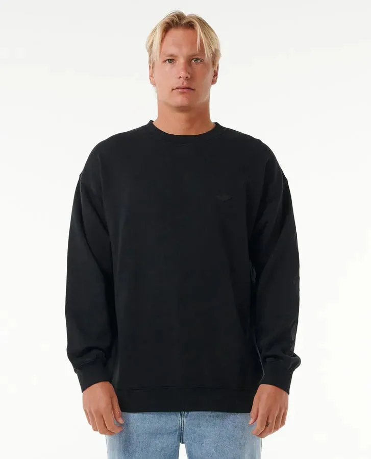 Matte Look Rip Curl Mens Sweatshirt Original Surfers Crew