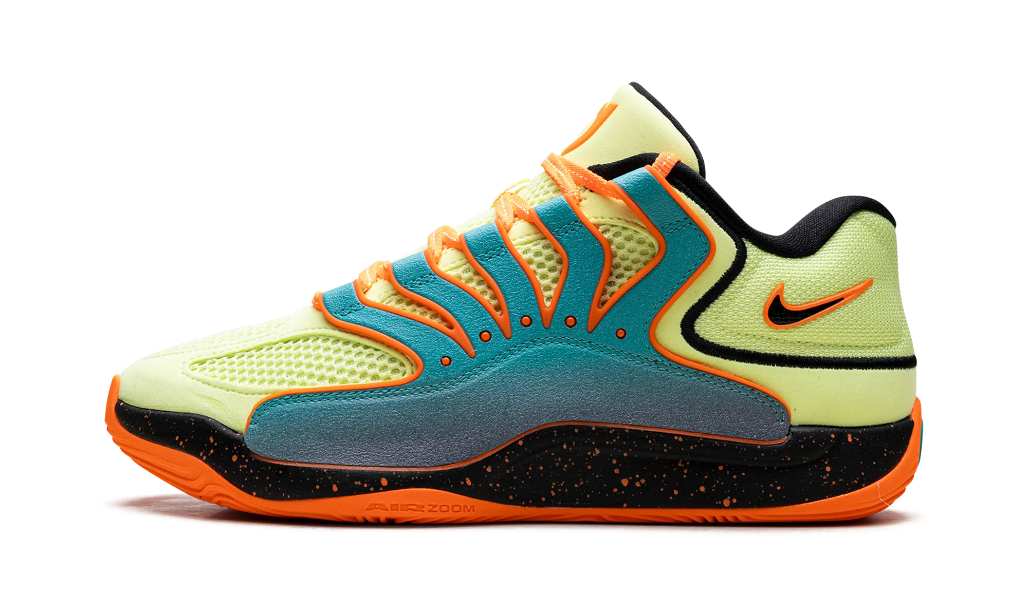 Toe Thong running with music KD 18 "Liquid Lime"