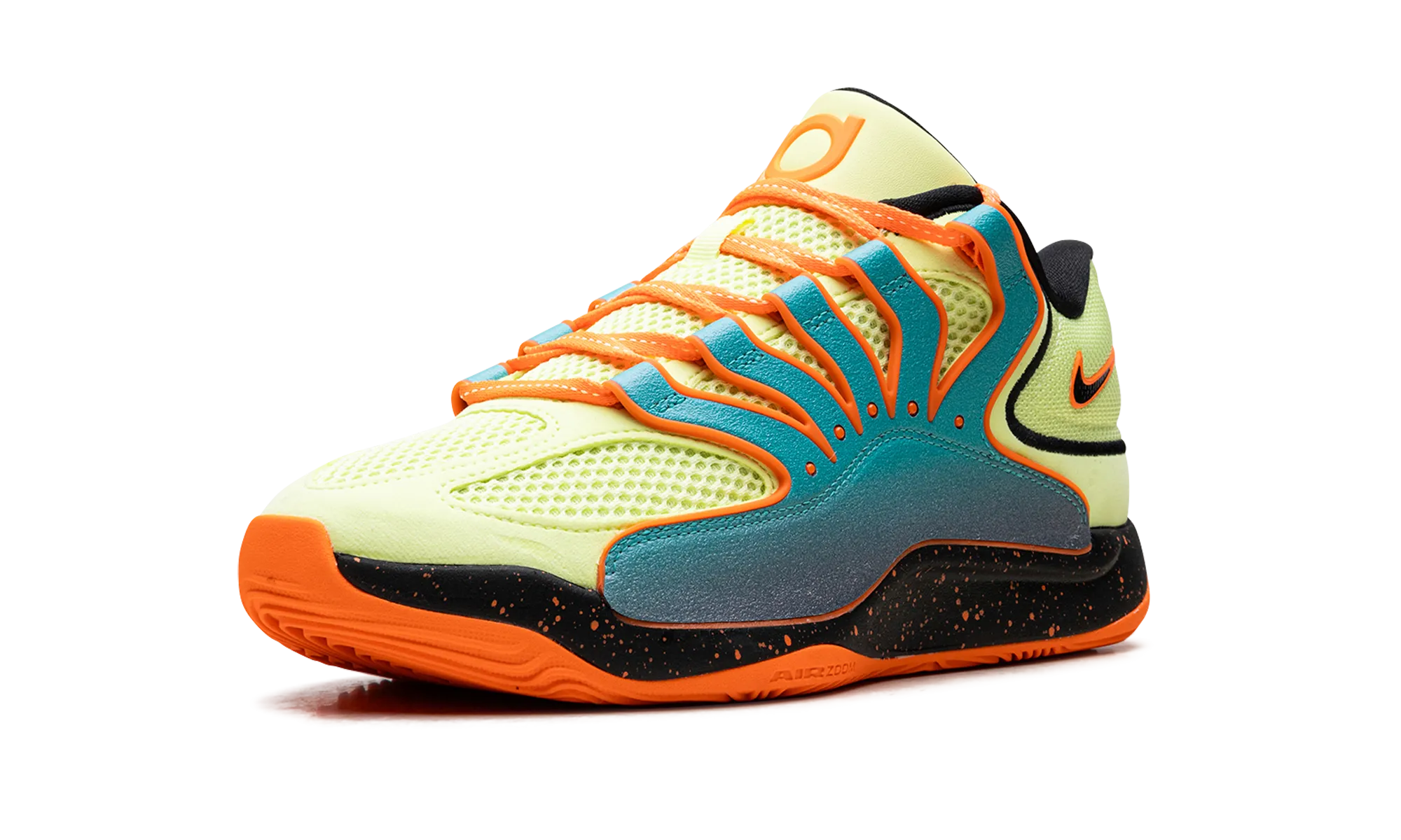 stretchy - upper - feature shoes KD 18 "Liquid Lime"