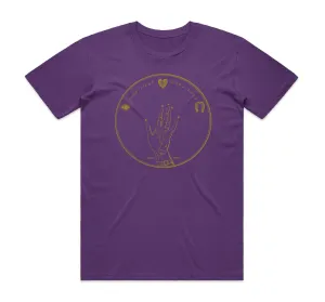 Find Light, Hang Boss Purple T-Shirt Quality Comfort Soft Lining