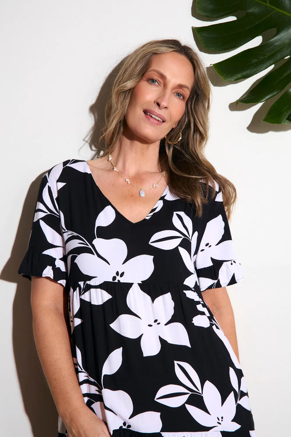 Sabrina Maxi Dress in Night Blooms Earth-Tone Timeless Fashion