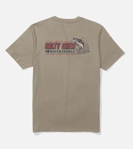 RibbedNeckBanding Salty Crew Mens Shirt Live Bait