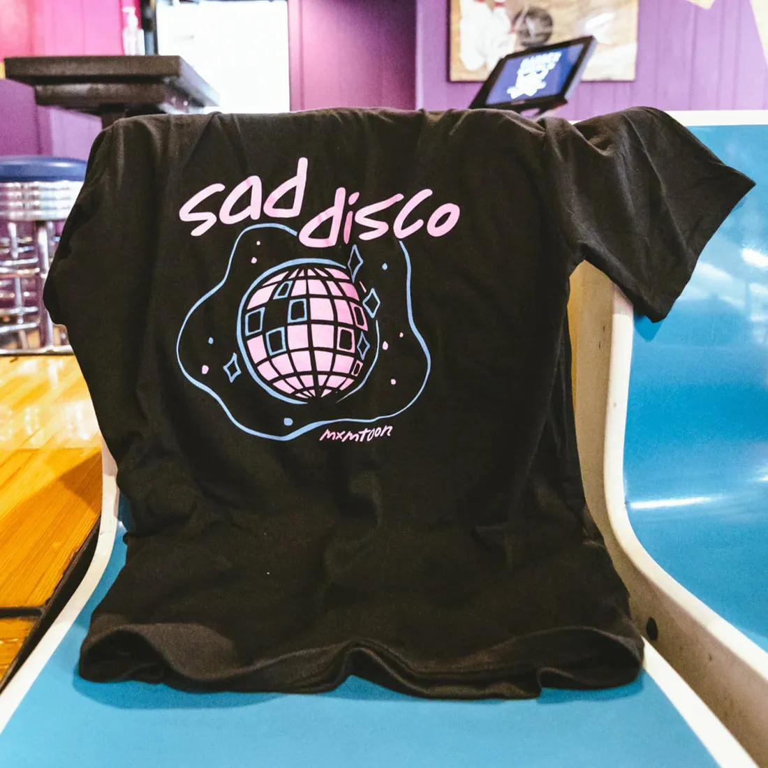 Sad Disco T-Shirt Playful Design