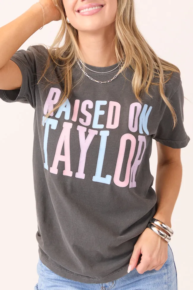 Raised On Taylor Dark Grey Graphic Tee AdjustableStraps