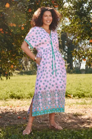 Selma Kimono Dress in Shalimar Soft and Light