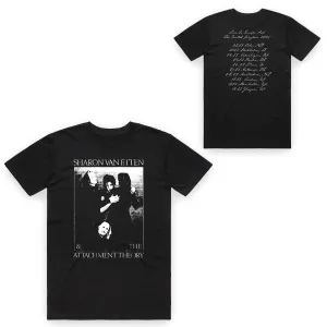Cozy Design Sharon Van Etten & The Attachment Theory Black Tour T-Shirt