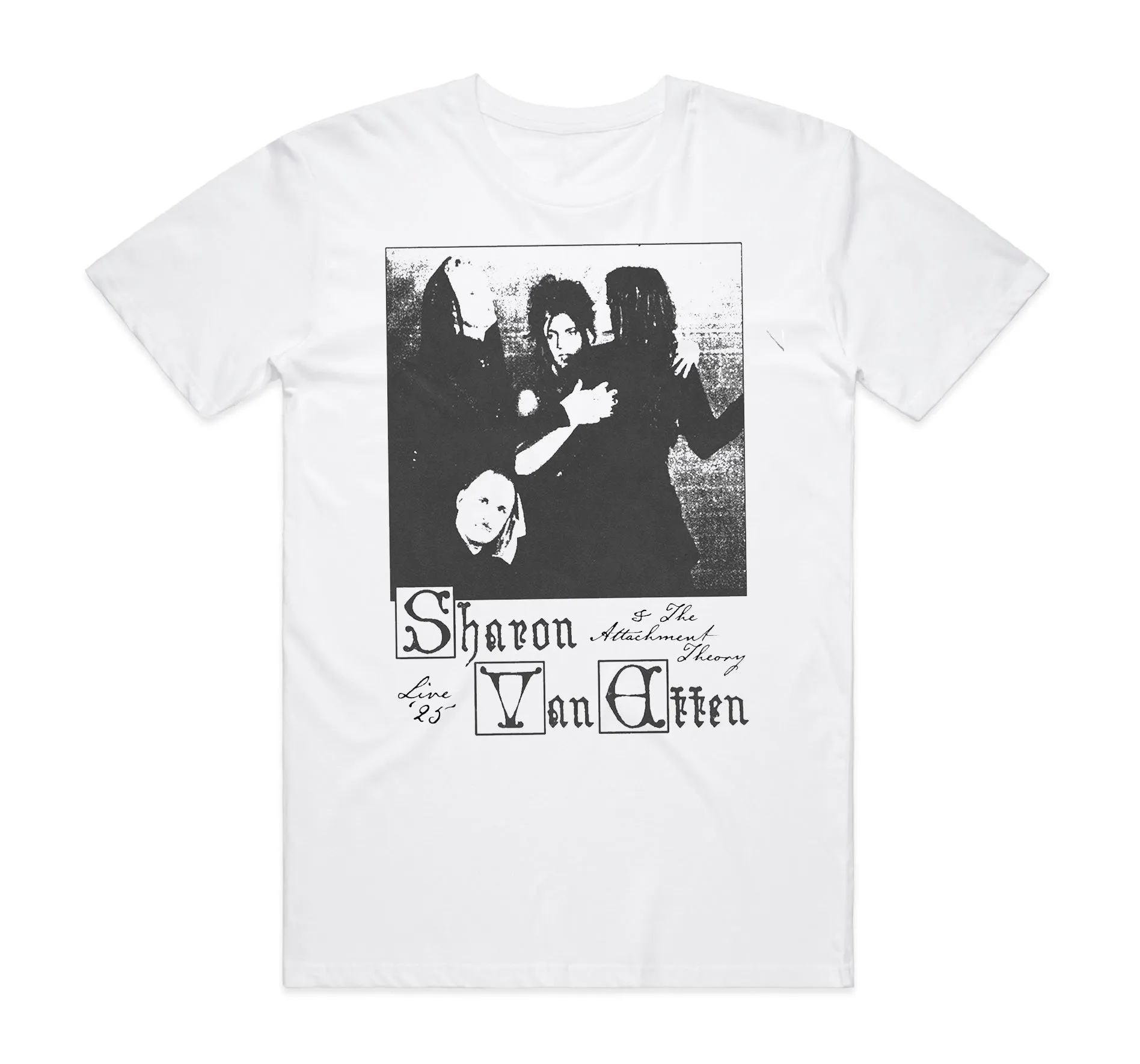 Workout Sharon Van Etten & The Attachment Theory White Tour T-Shirt
