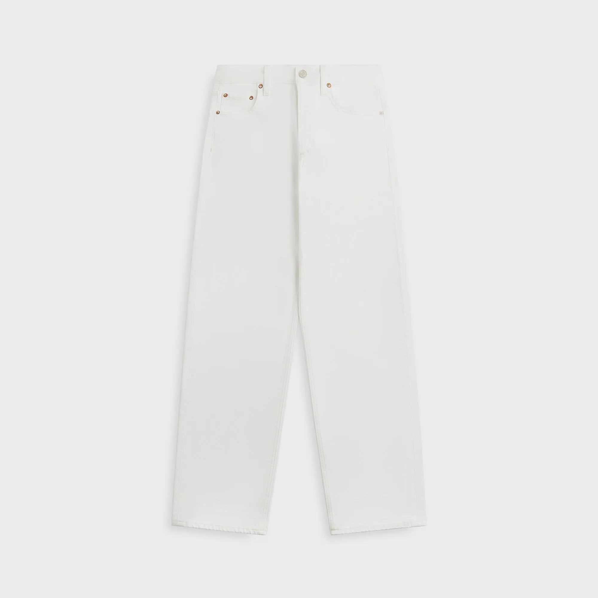 Agolde V Waist Baggy Jean - Milkshake Relaxed Comfort Fit Anytime