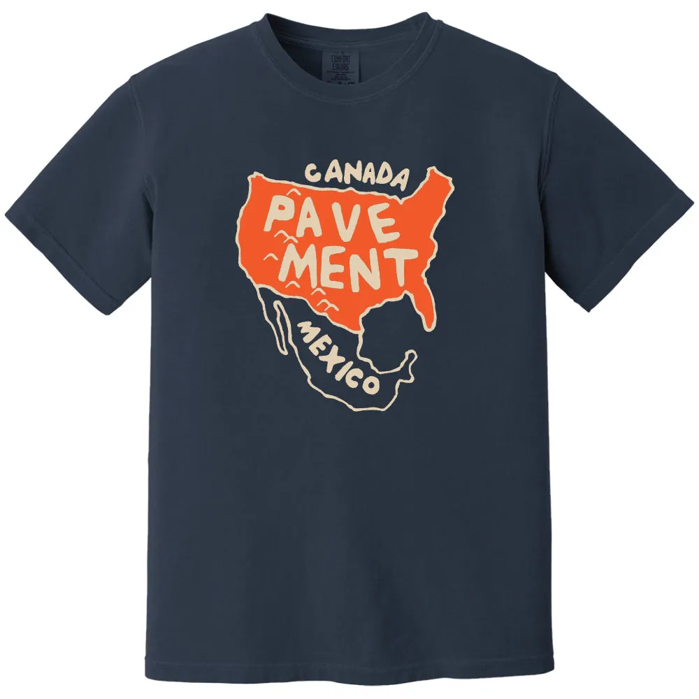North America Navy T-Shirt Comfy Comfort
