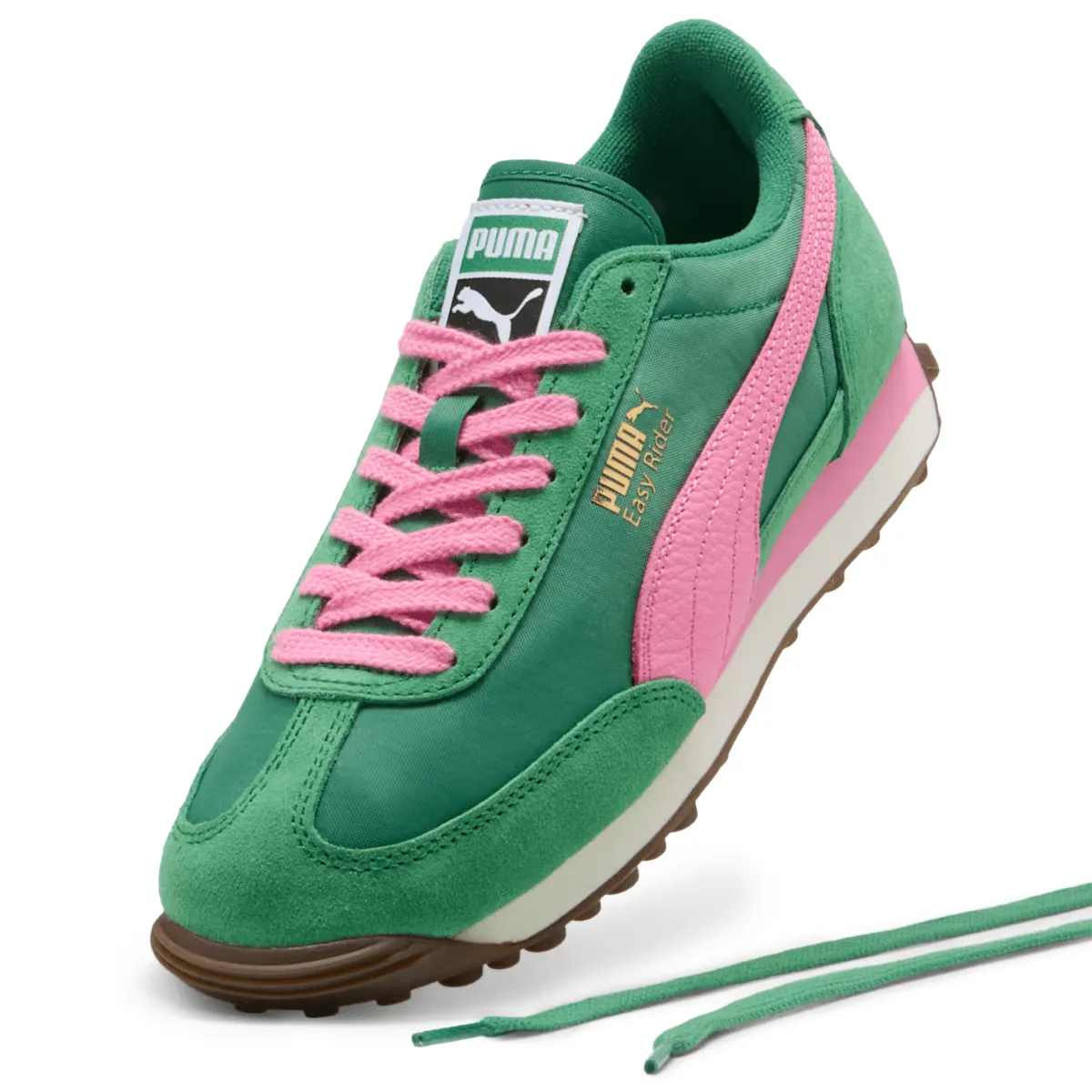 View Stop Stylish Appearance Puma Women's Easy Rider Vintage Archive Green/Poised Pink