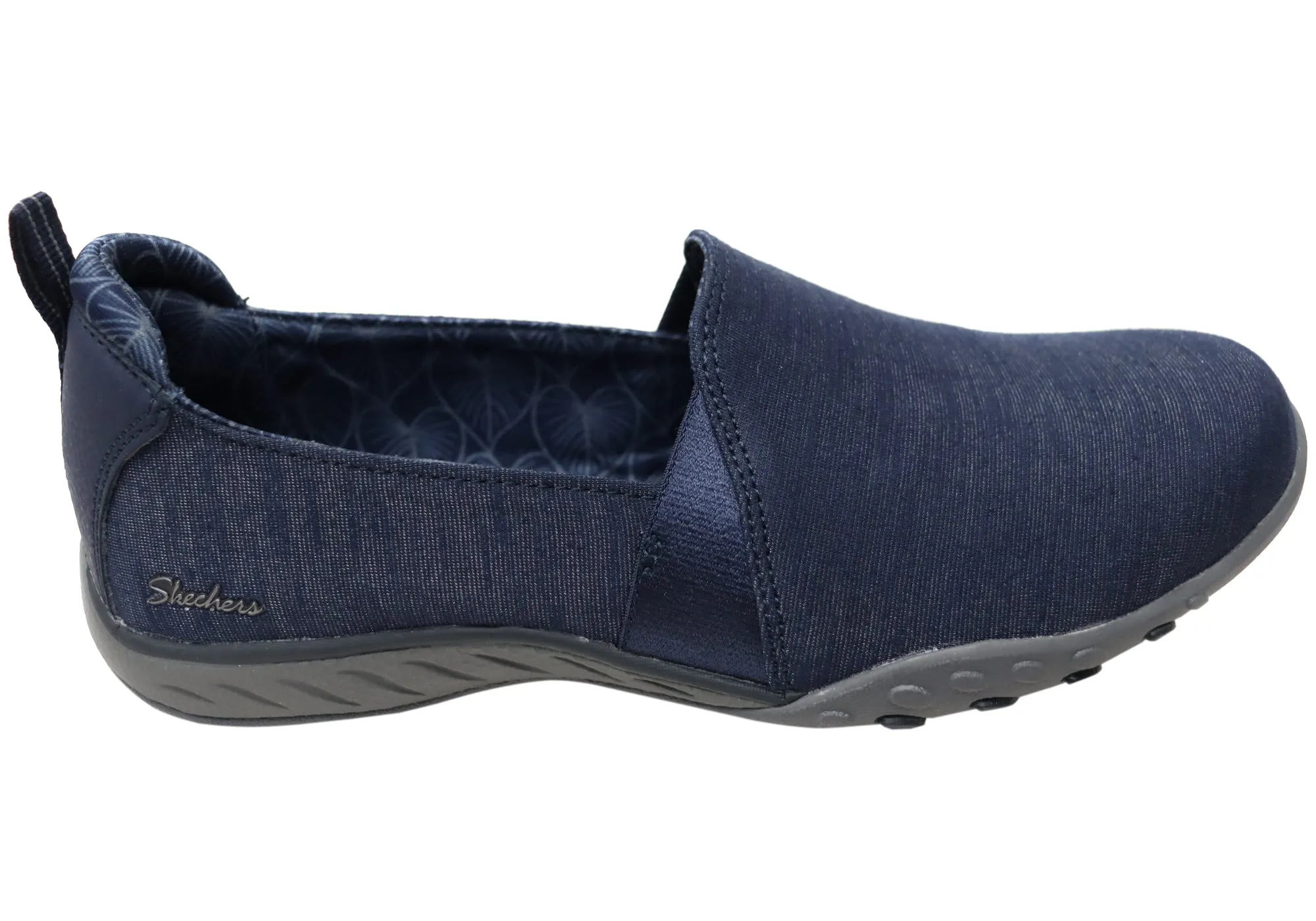 Play Step Skechers Womens Breathe Easy Finest Wine Comfortable Slip On Shoes