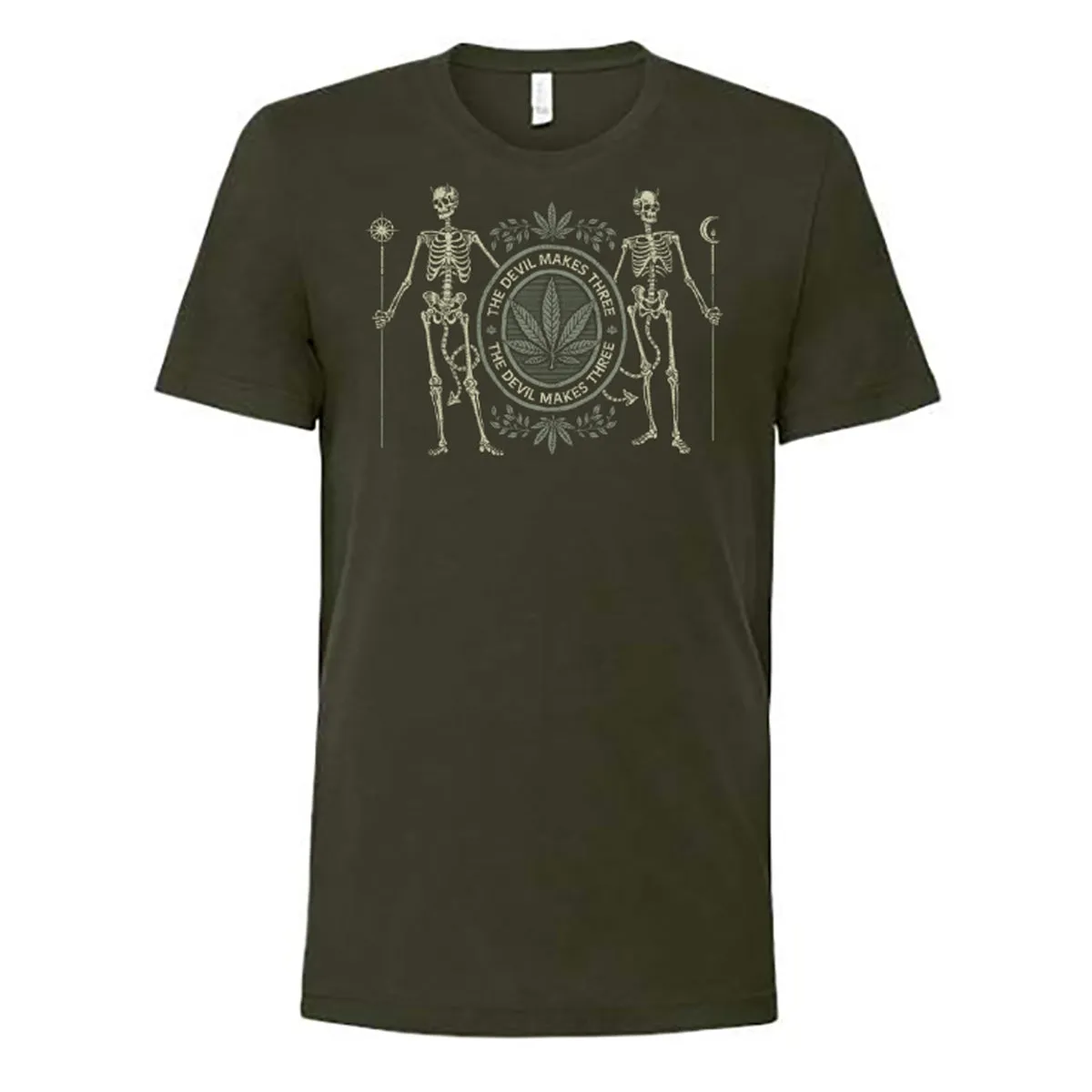 Cozy Design monochromatic Skeleton T-Shirt