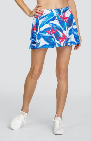 Skyline 13.5" Skort - Wild Paradise - FINAL SALE Comfort Waistline Neat Finish