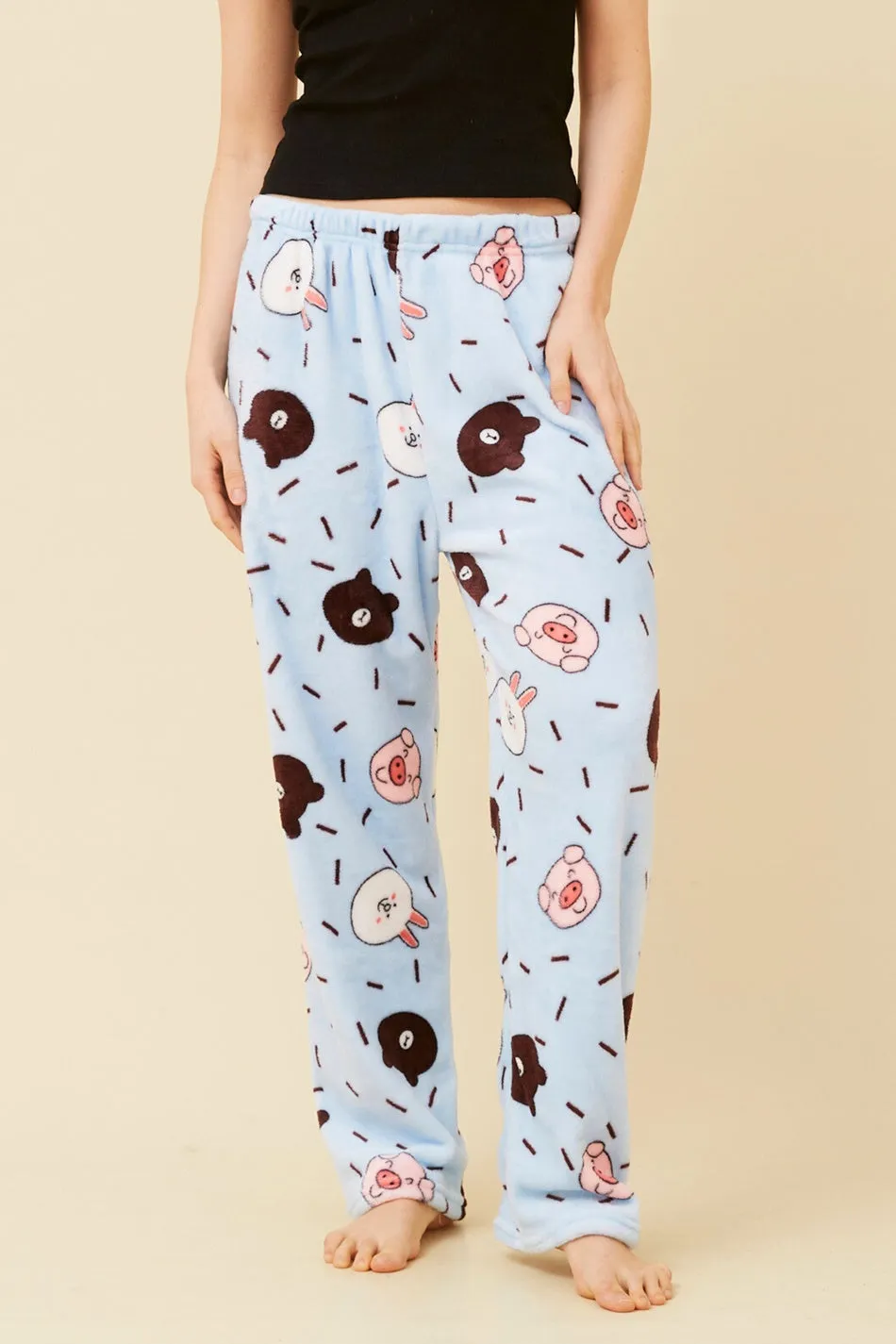 LEE ANIMAL PRINT PLUSH PYJAMA PANTS Active Flex