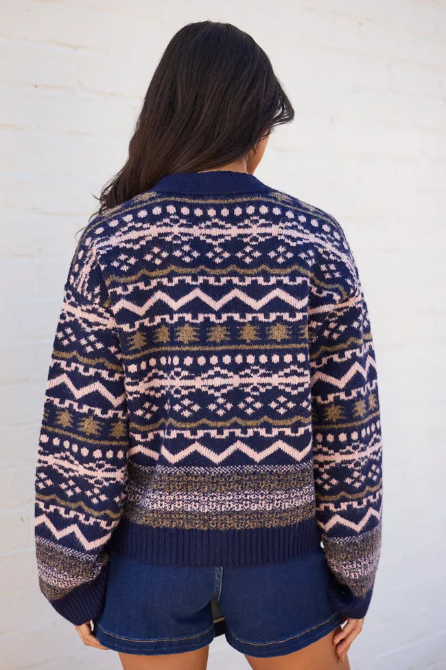WearResistantHem Juliet Oversized Fair Isle Cardigan