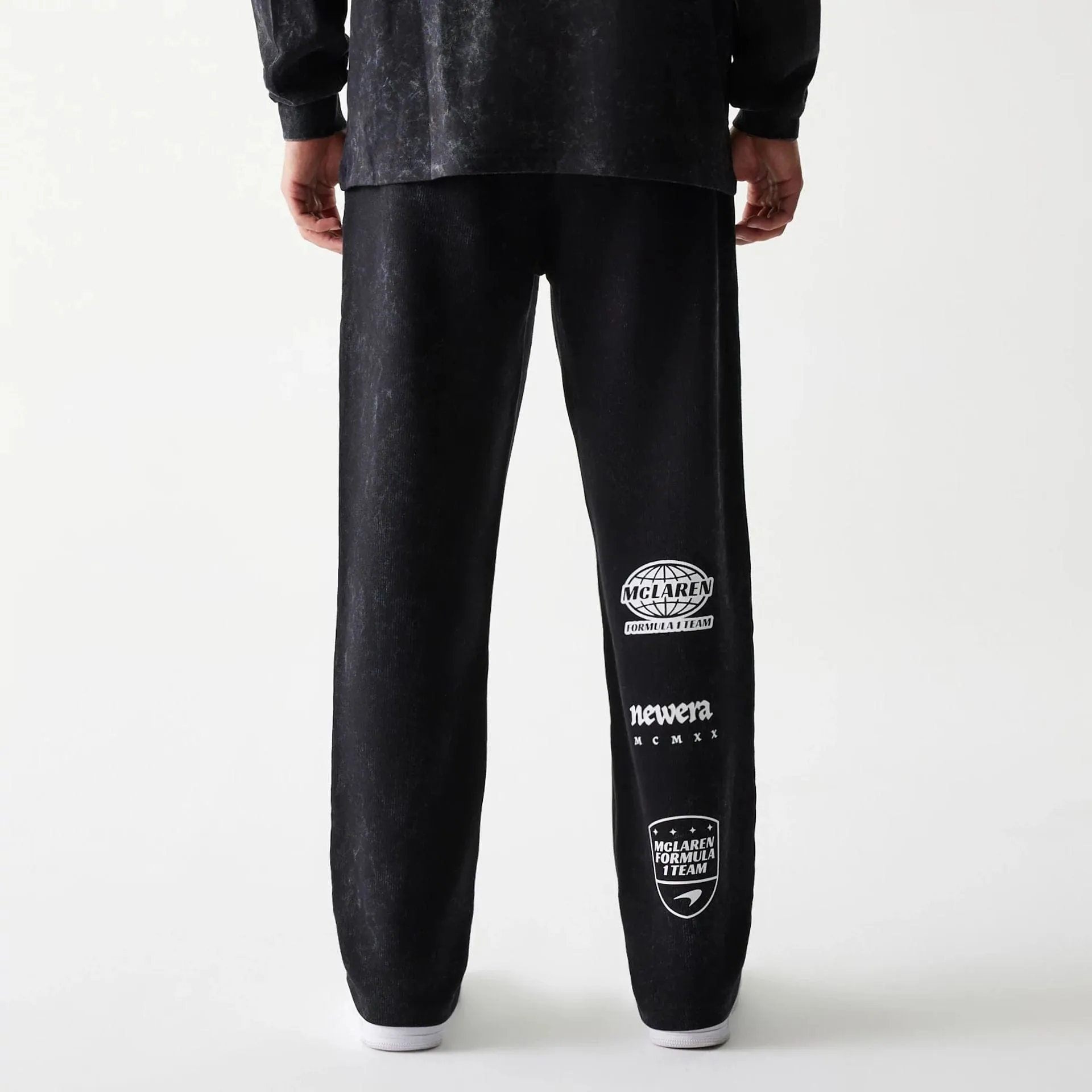 McLaren Racing Black Straight Leg Joggers Secure Cuff Design