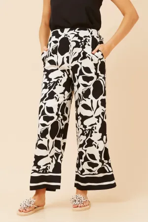 LOXANA ABSTRACT PRINT PANTS Athletic Flex Wear