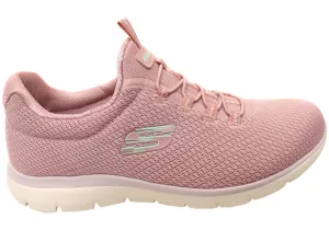 Speed Step Skechers Womens Summits Summer Blush Comfortable Slip On Shoes