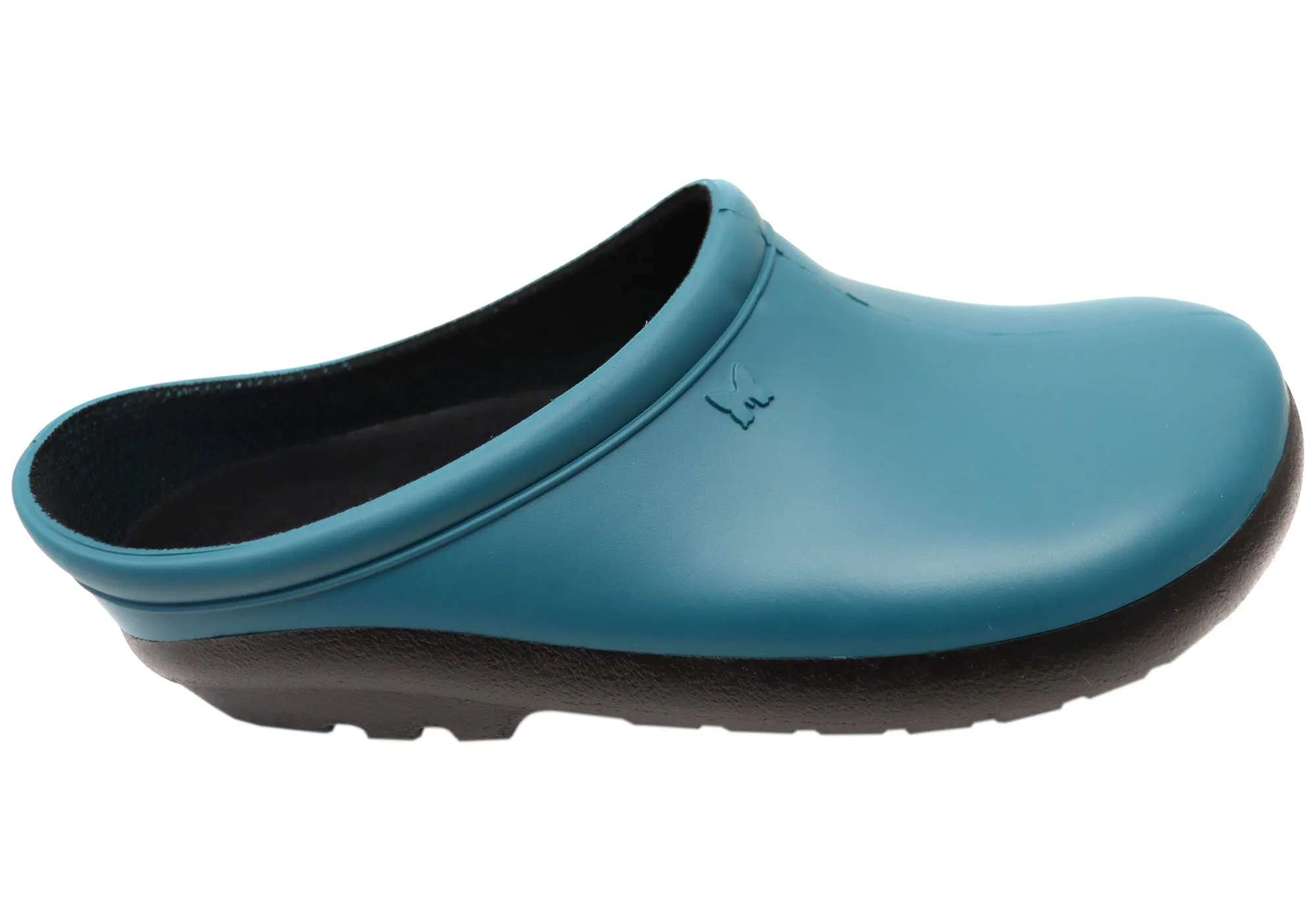 Smooth Grip Sloggers Comfortable Womens Premium Clog Deep Lake Blue
