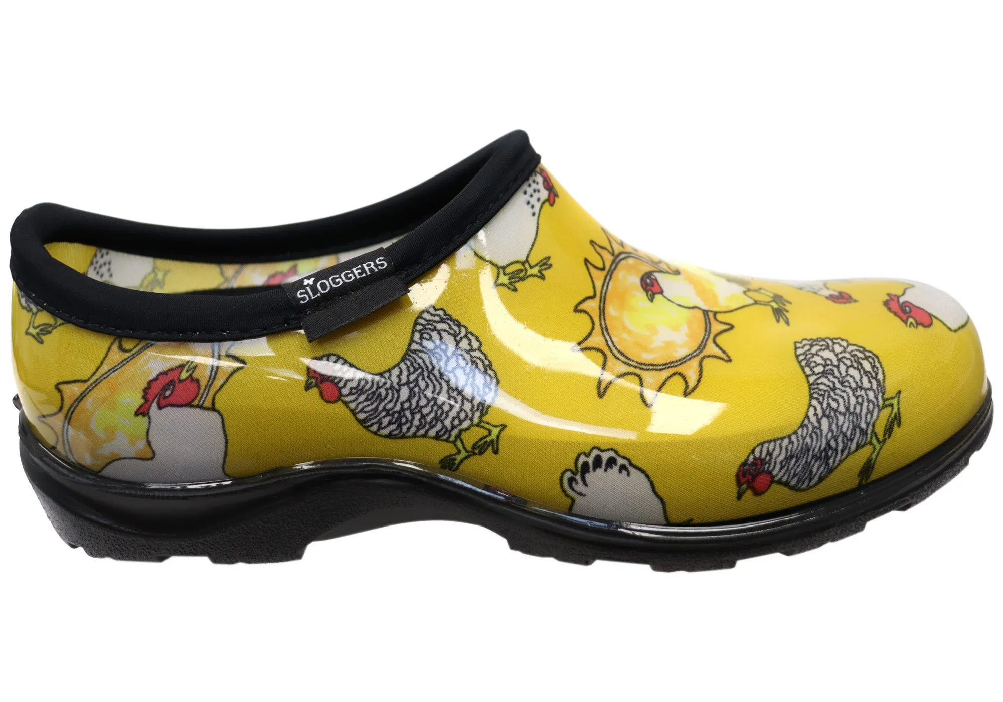 River Trek Sloggers Comfortable Womens Splash Shoes Yellow Chicken