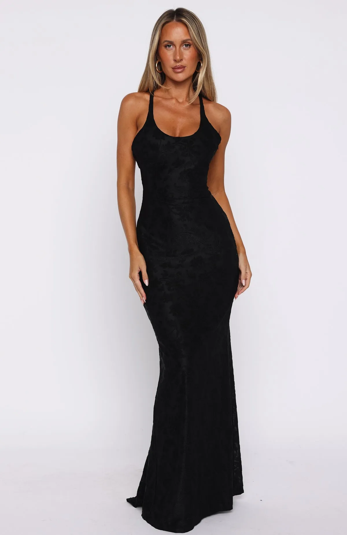 Slow Dance With Me Maxi Dress Black All Gender Fit