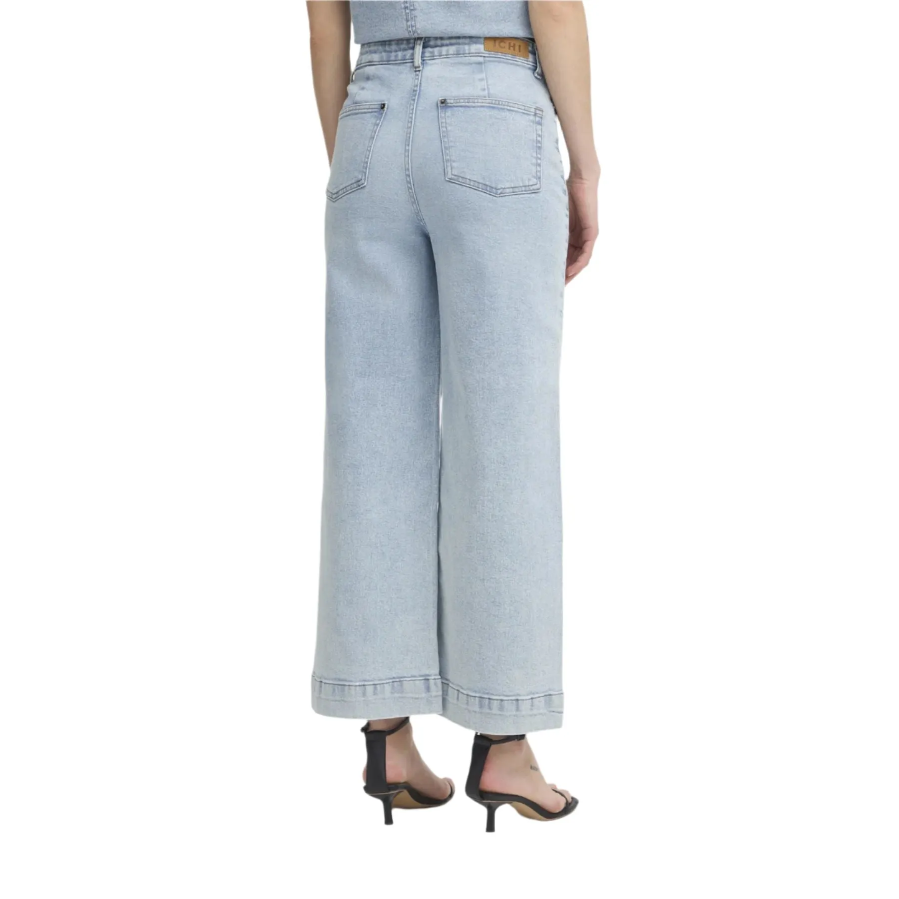 Everyday Comfort Wear Versatile Design Ichi Womens Jeans Armios Light Blue Washed