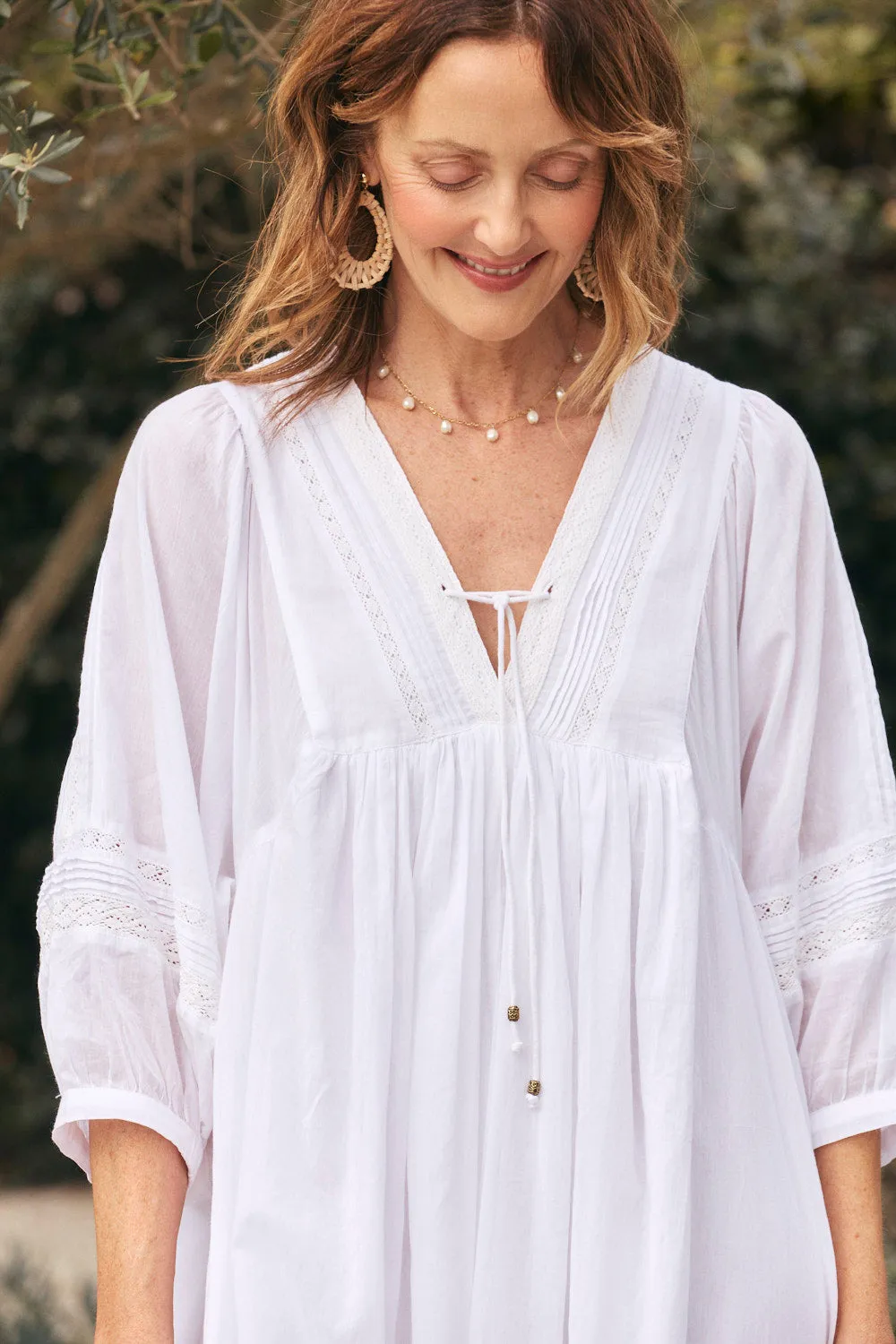 Cairo Boho Dress in Windsong Golden Scene Comfortable Waist Design