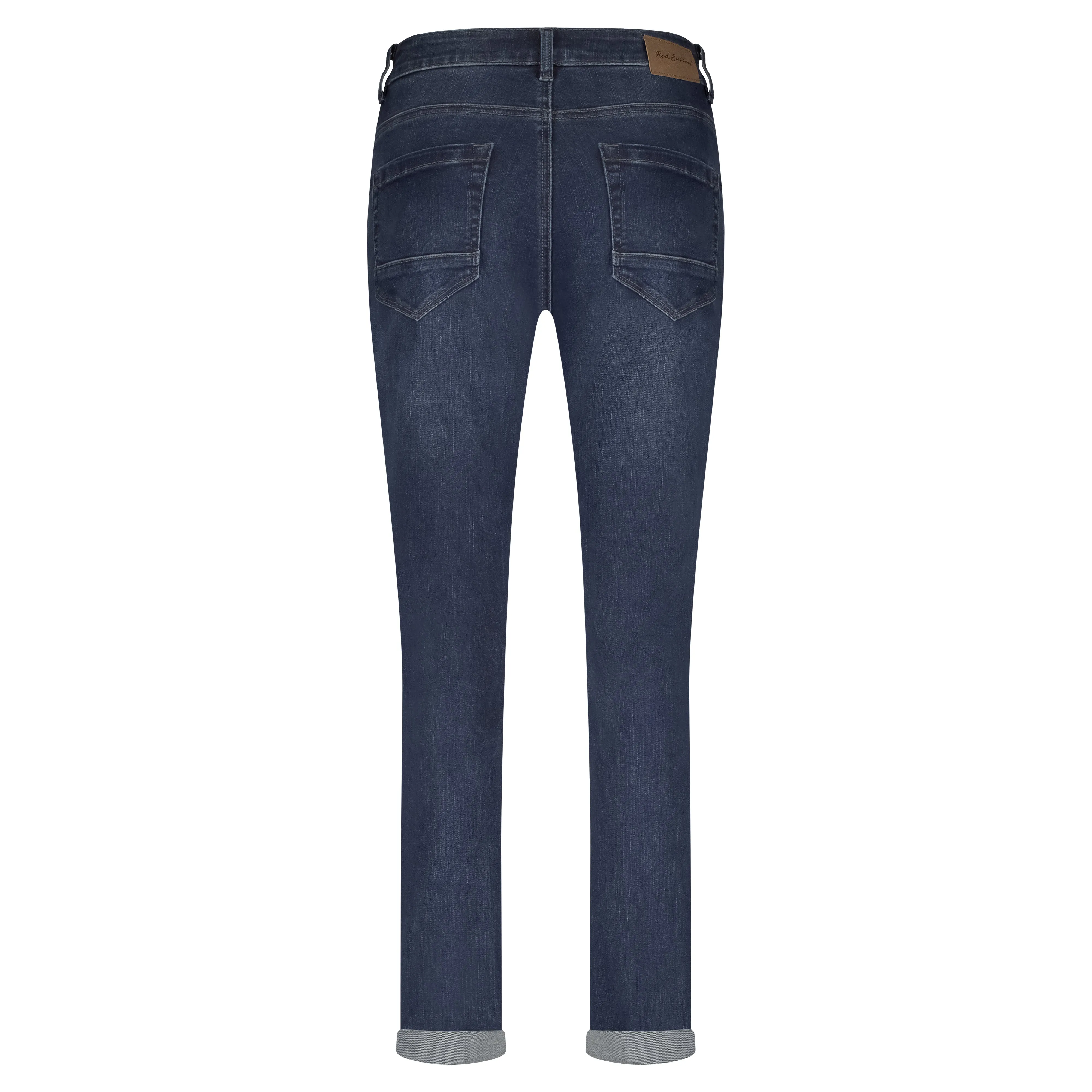 Mood Fit Weekend Style Outdoor Adventure Red Button Womens Jeans Kate Embroidery Dark Stone Used