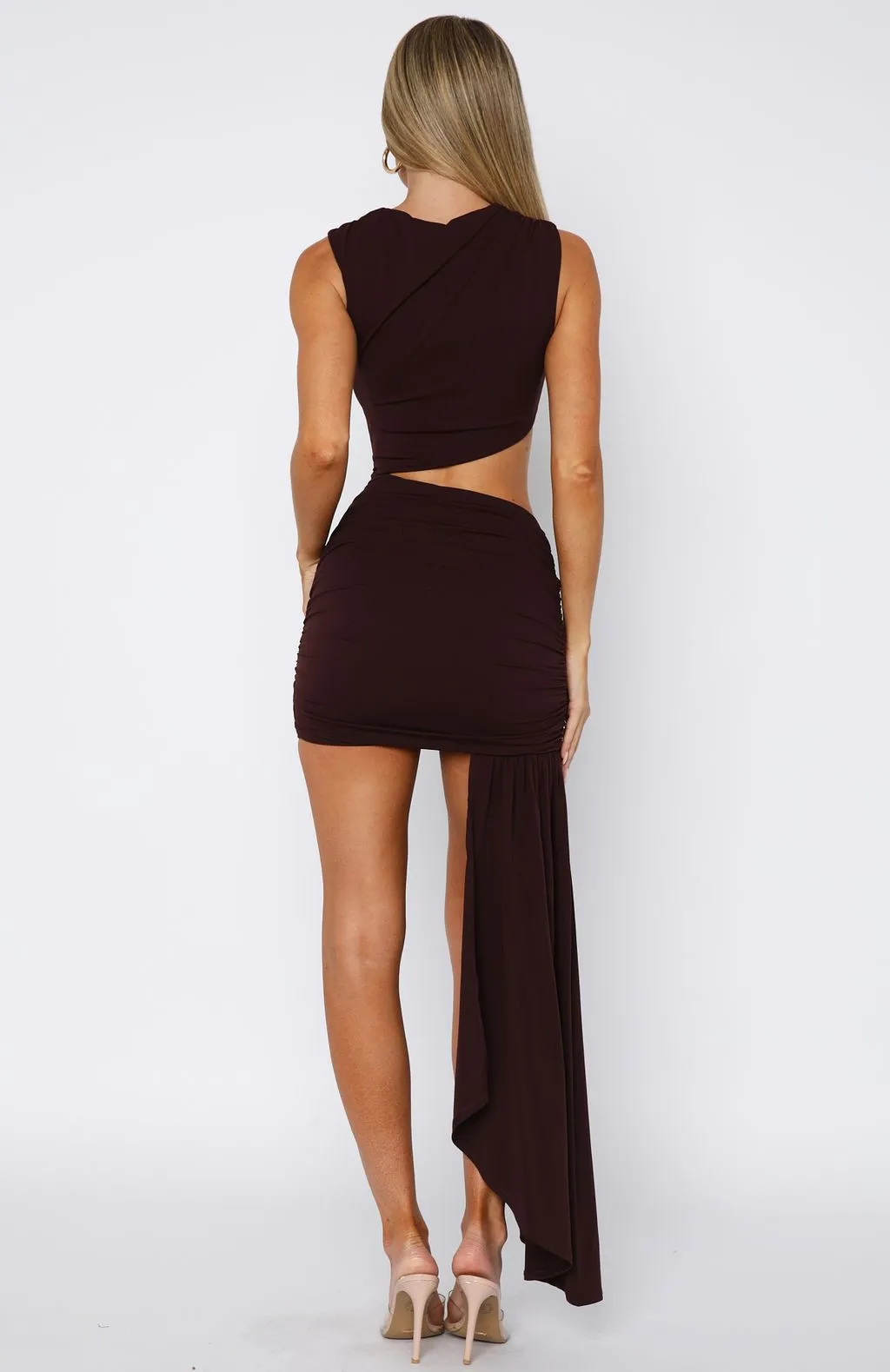 Smiling At You Mini Dress Plum Elegant Motion Shine Dressy