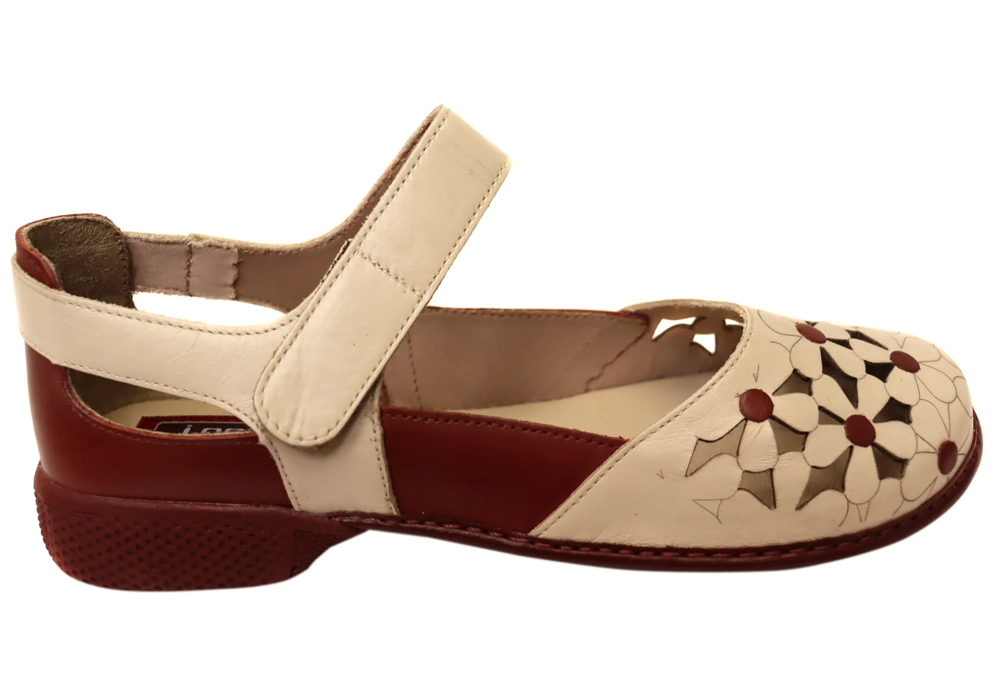 J Gean Tulip Womens Comfortable Brazilian Leather Mary Jane Shoes Hold Hike