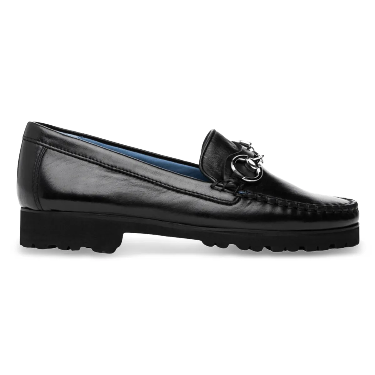 Robert Zur Women's Soho Black Leather Comfy Layers Bounce Back Midsole