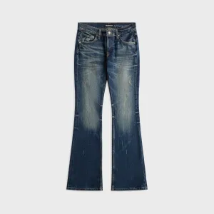 No Iron Wear Light Washed EB Denim Maria Mid Rise Bootcut - Suntory