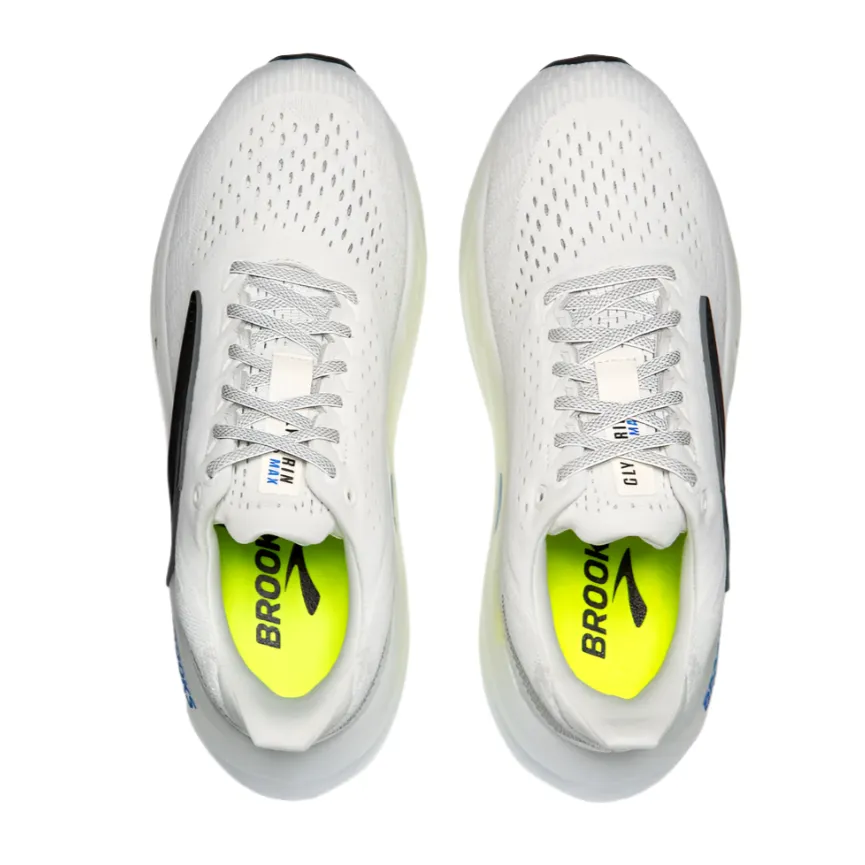 lace - decorated running gear Brooks Mens Trainer Glycerin Max Grey/Black/Nightlife