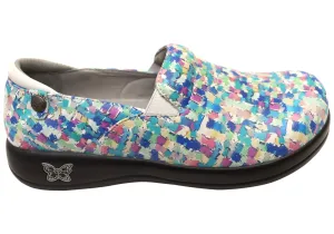 Alegria Keli Womens Leather Professional Slip On Shoes morning run MachineWashable