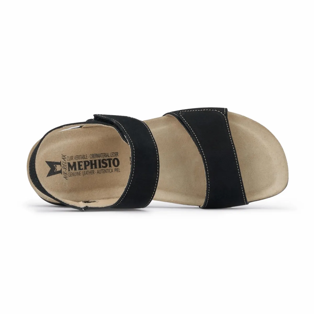 Mephisto Women's Agave Black Soft Buc Cushion Points