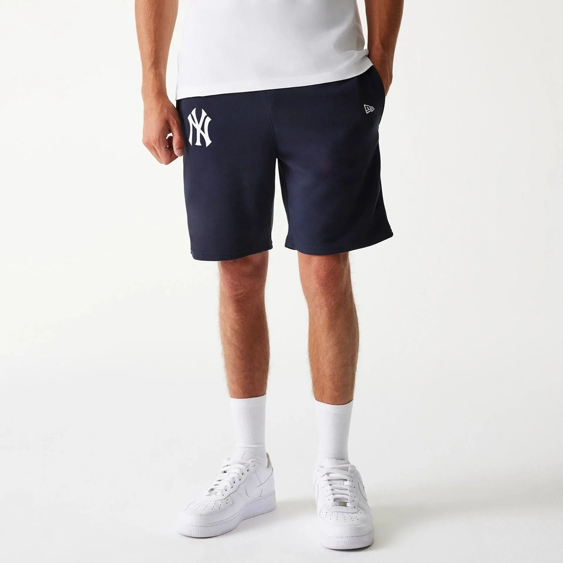 New York Yankees MLB League Essential Navy Shorts Vintage Look