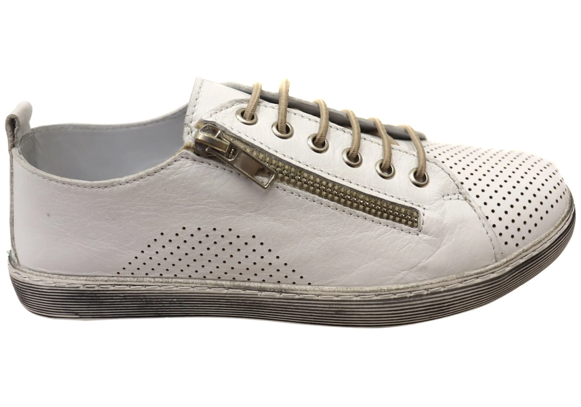 Daily Favorite Orizonte Iris Womens European Comfortable Leather Casual Shoes