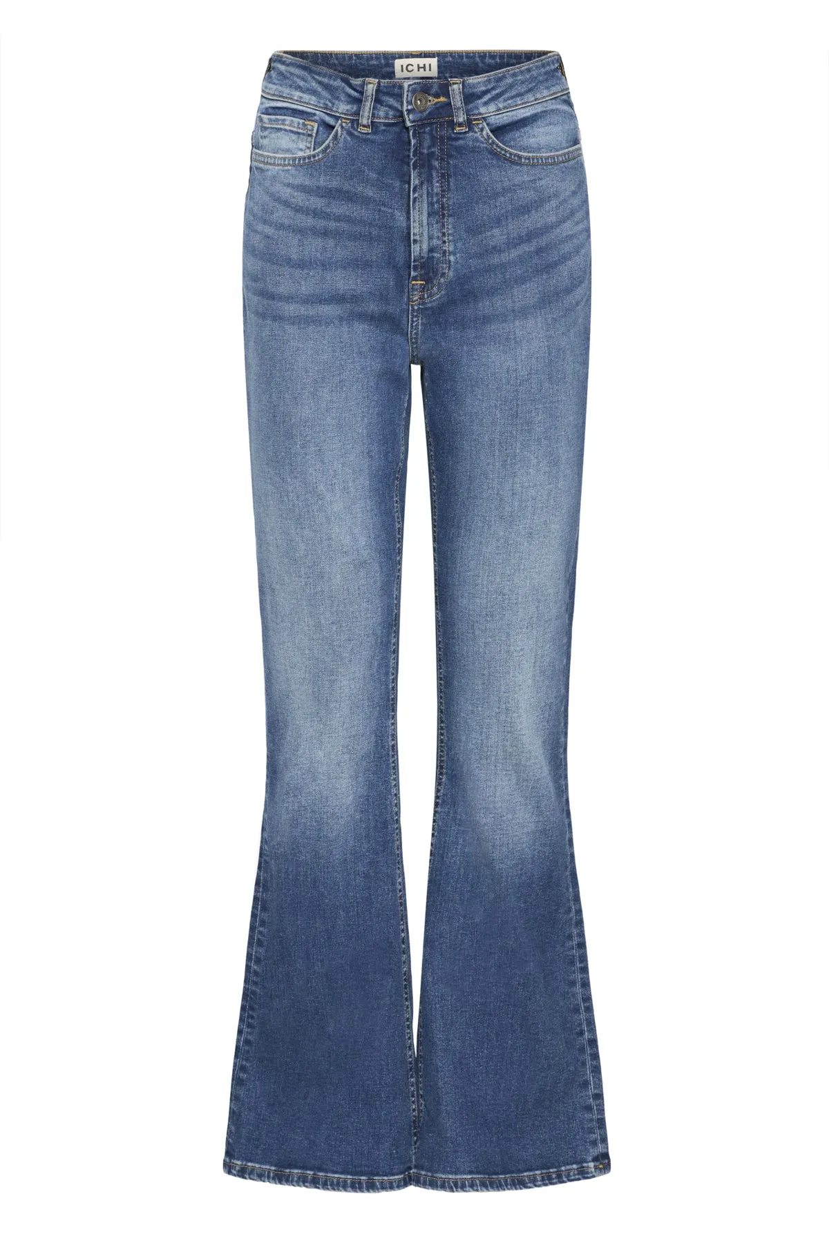 ICHI 20122437 Medium blue Selvedge Denim