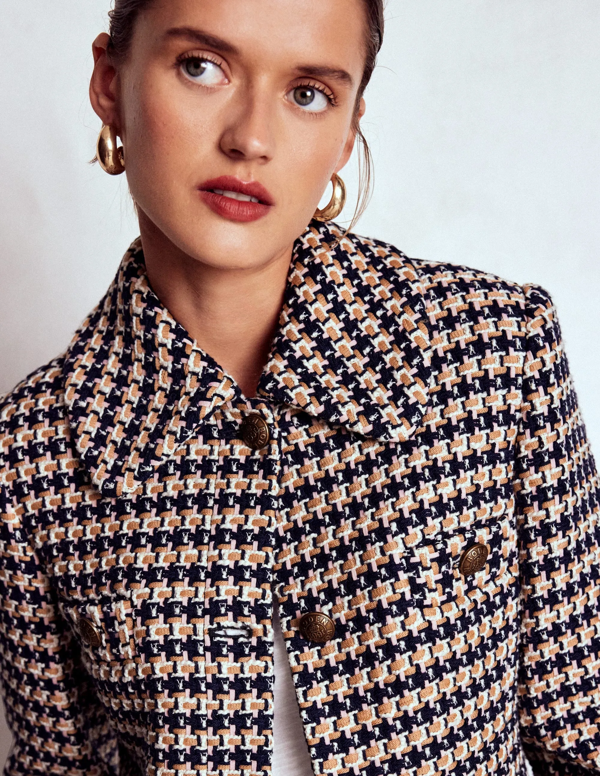 Clean Fit Reflective Safety Accents Button Up textured Jacket-CAMEL AND PINK TEXTURE