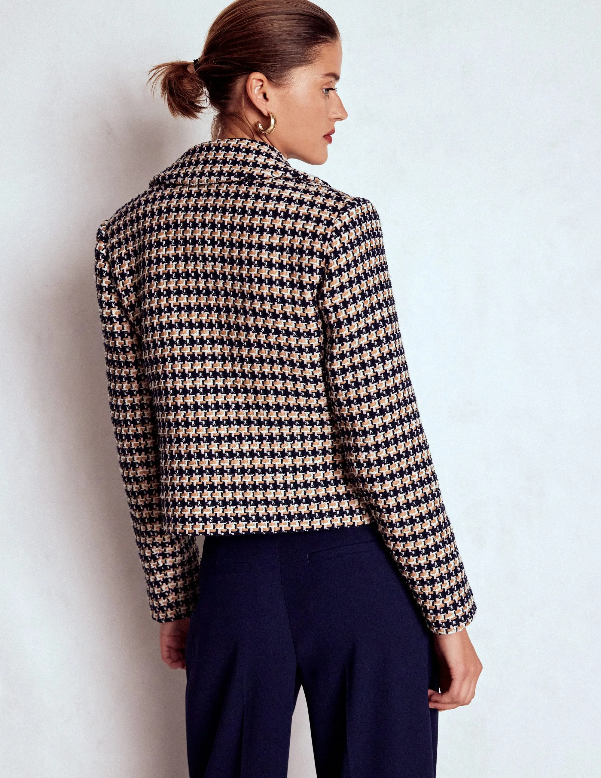 Insulated Warmth Draft Block Button Up textured Jacket-CAMEL AND PINK TEXTURE