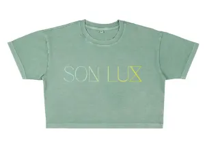 Easygoing Wear Quick Dry Wear Son Lux Gradient Logo Crop Top
