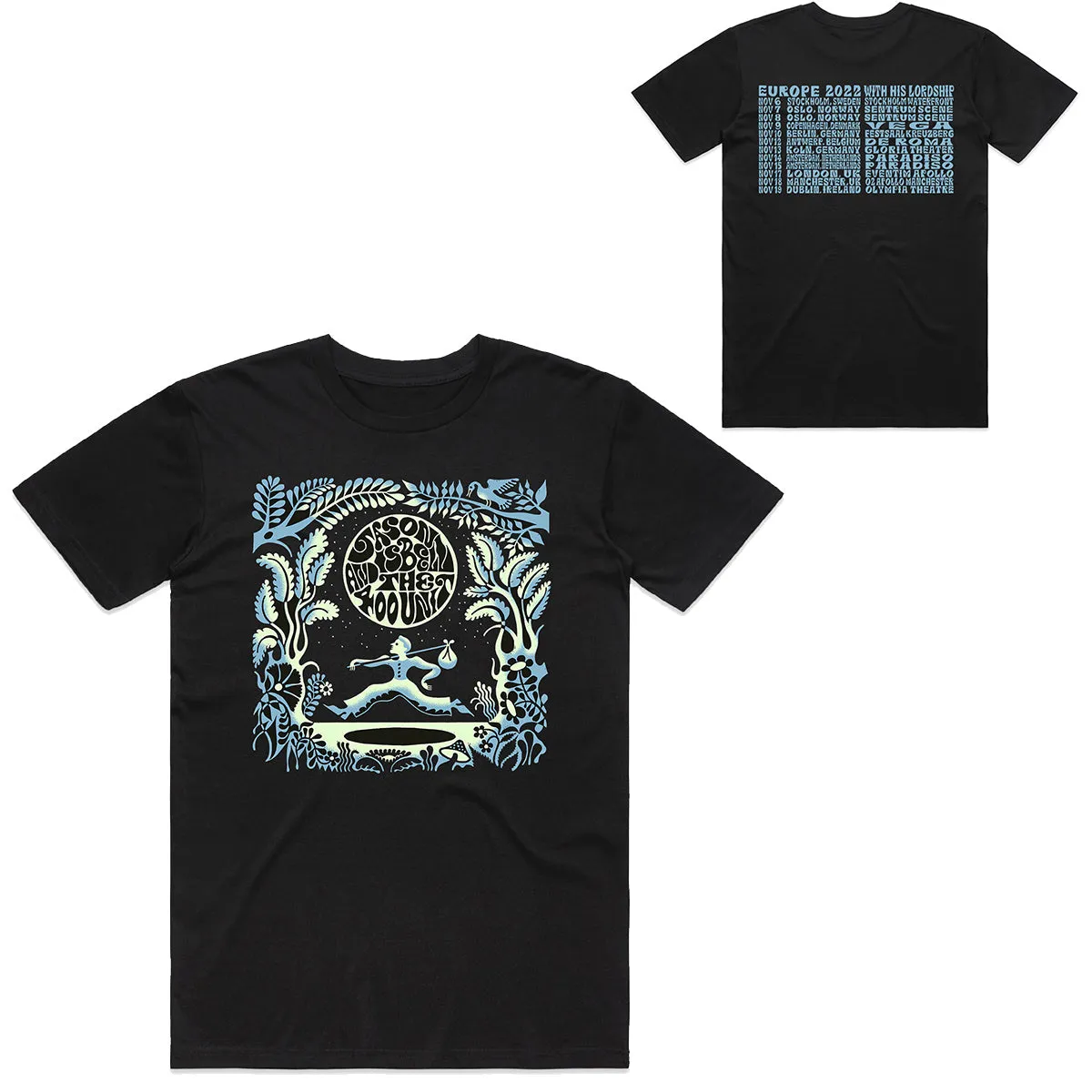 Breathable touch Vintage Wash Effect Jason Isbell Tour 2022 T-Shirt