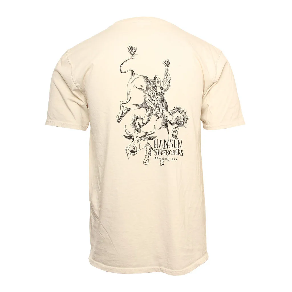 Hansen Mens Shirt Riding Bull Chill Vibe Relaxed Fit