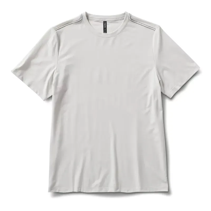 Vuori Mens Shirt Current Tech Tee Trendy Fabric Flattering Design