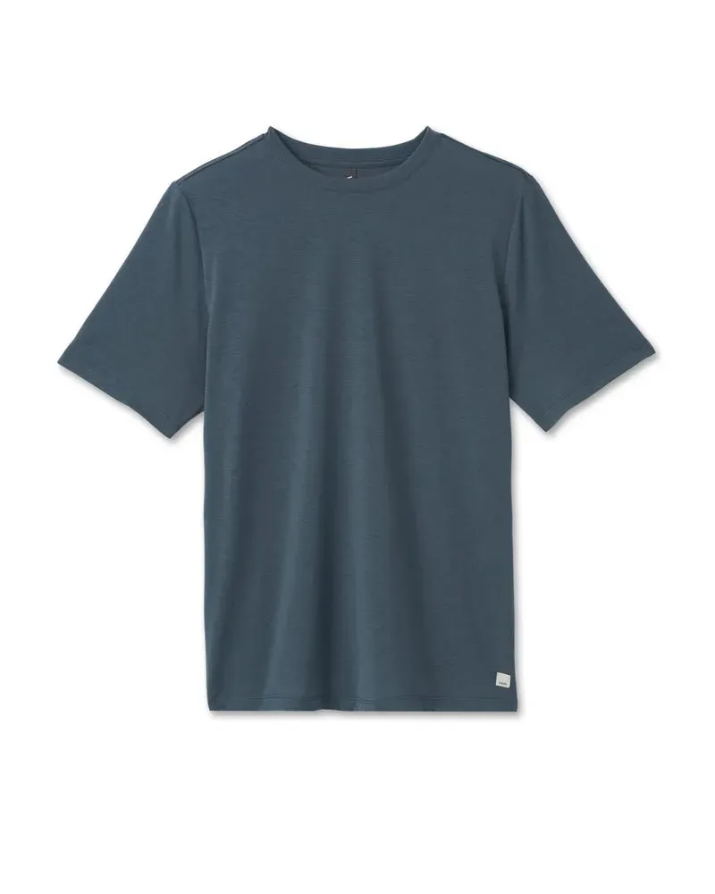 Vuori Mens Shirt Current Tech Tee Minimalist Design