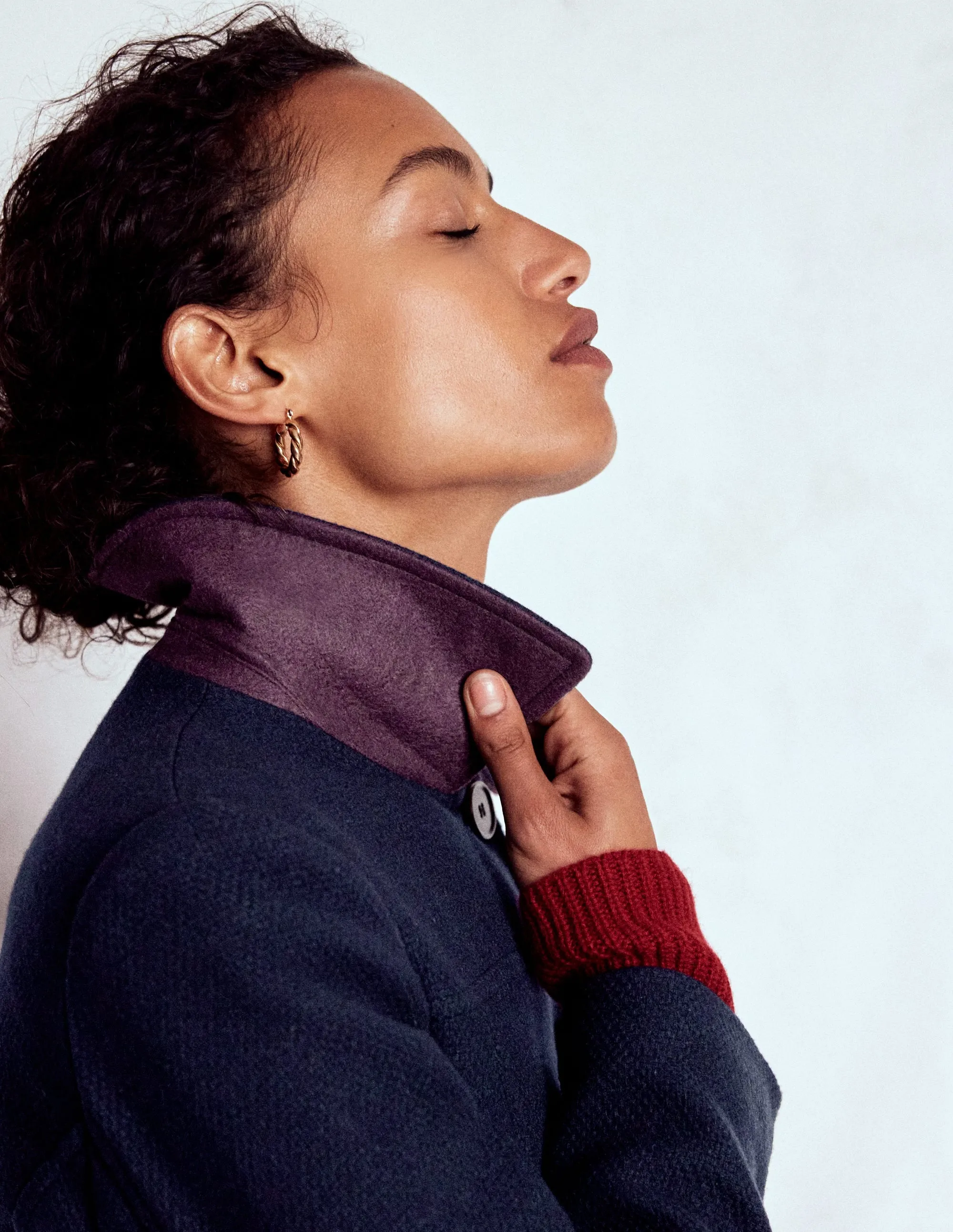 St Albans Coat-Navy All Year