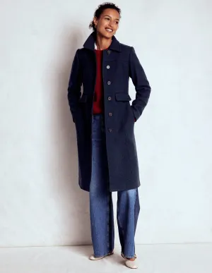 St Albans Coat-Navy Eco Friendly