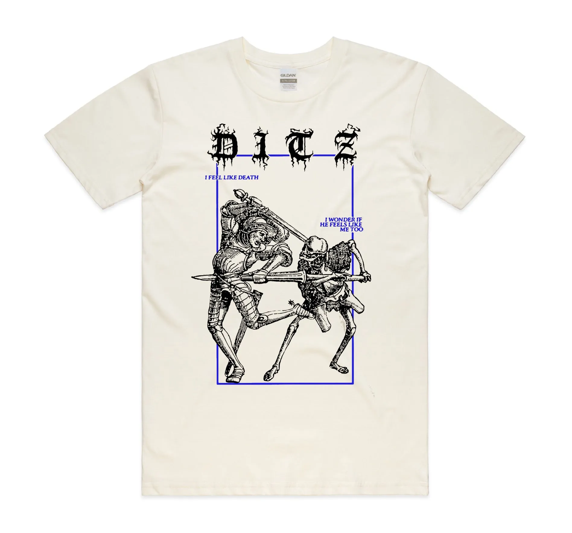 I Feel Like Death Natural T-Shirt Odor Control Finish Seasonal Fashion