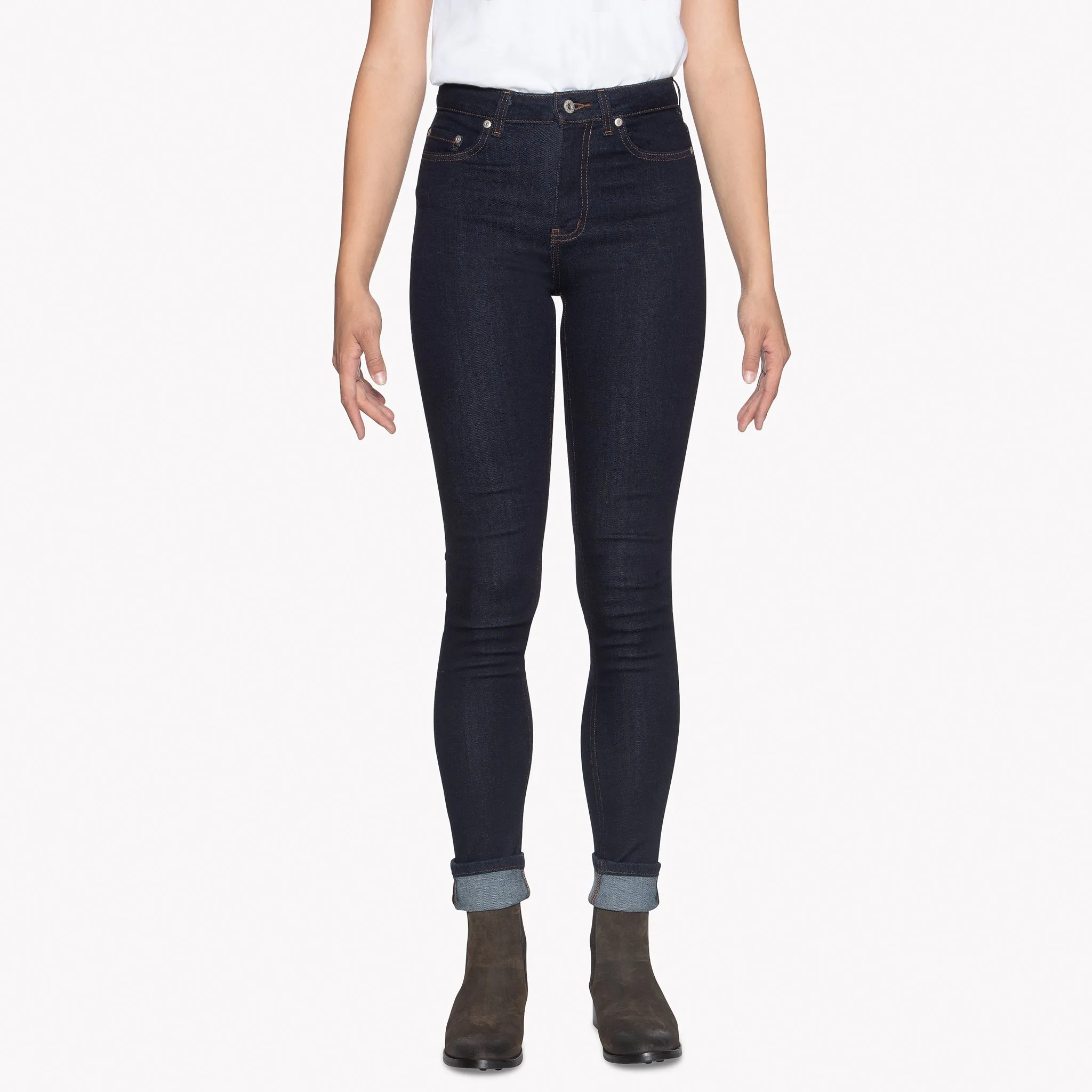 Women's - High Skinny - Active Motion Denim Party Look Classic Wear